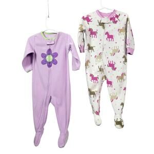 Carter's Fleece Sleeper‎ Bundle 2 Piece Size 18Mo